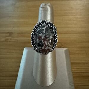 Lace agate ring size 6